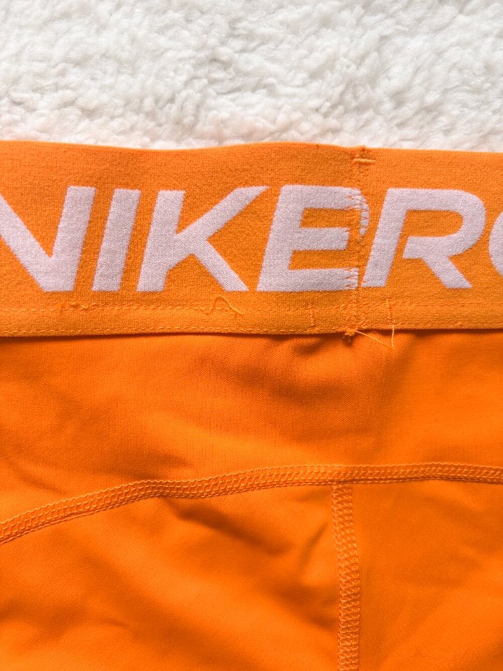 Nike Pro Orange Compression Shorts Women’s Medium Activewear - Picture 9 of 10